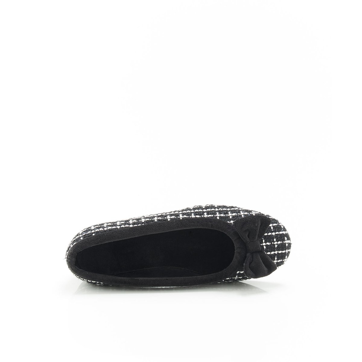 Ballerines Thermolactyl noir carreaux, DAMART