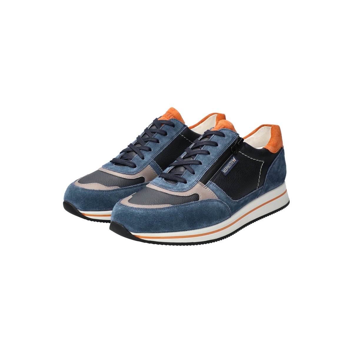 Baskets en cuir GILFORD violet mulberry p5142200, MEPHISTO