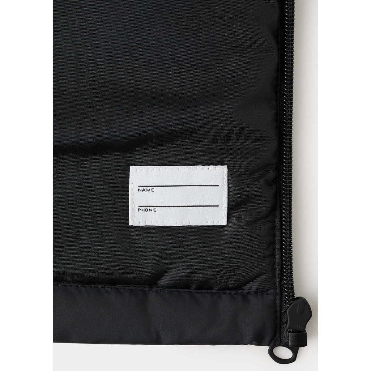 Anorak matelassé à capuche noir, MANGO KIDS