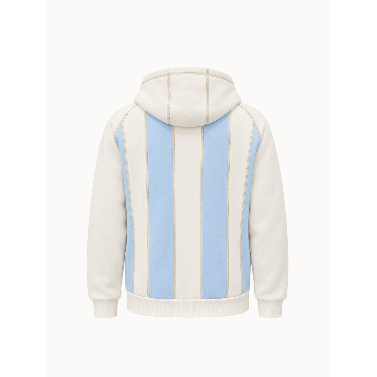 Veste zippée à capuche Le Coq Sportif x Maradona en molleton LCS CUP white, LE COQ SPORTIF