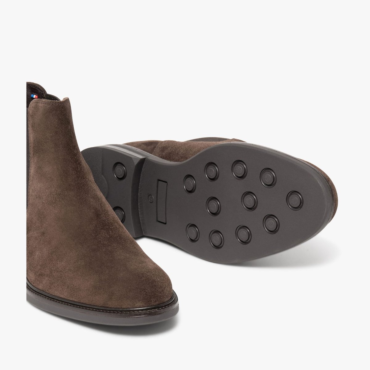 Boots À Talon en cuir MAXIME marron chocolat, BOCAGE