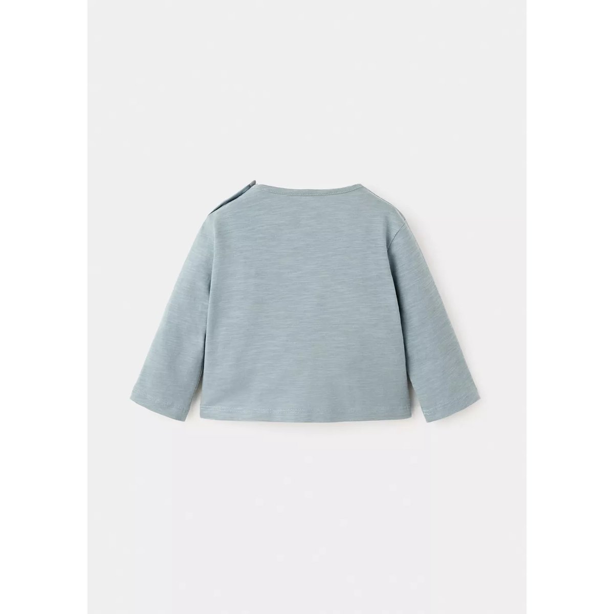 T-shirt détail imprimé bleu, MANGO BABY
