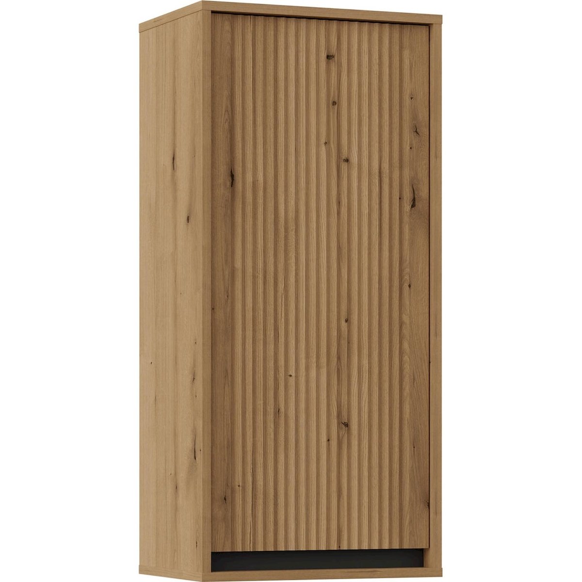 Armoire murale rainurée collection OSAKA beige sable, RECOLLECTION