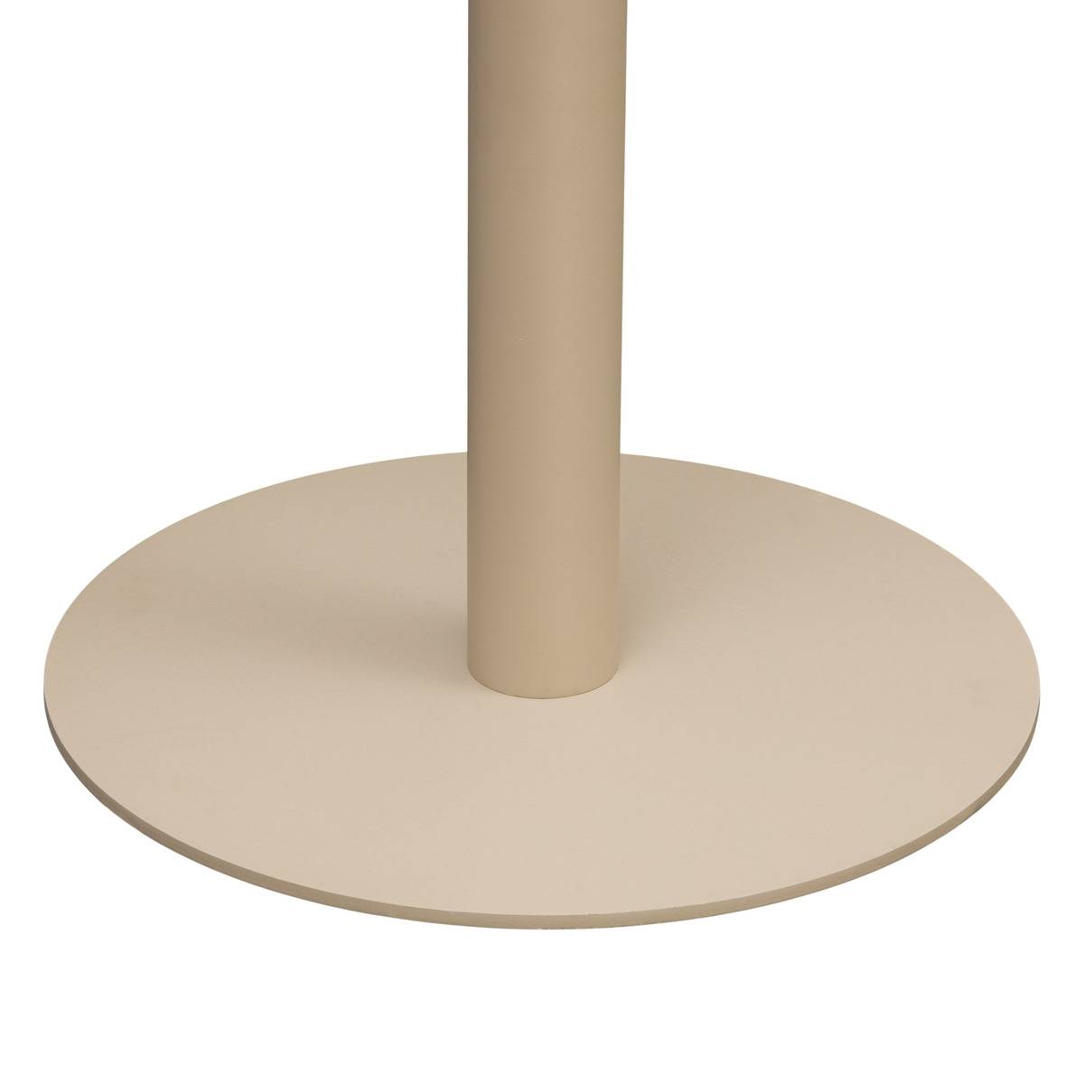 Table de bar ronde VOLUTO beige, ATMOSPHERA