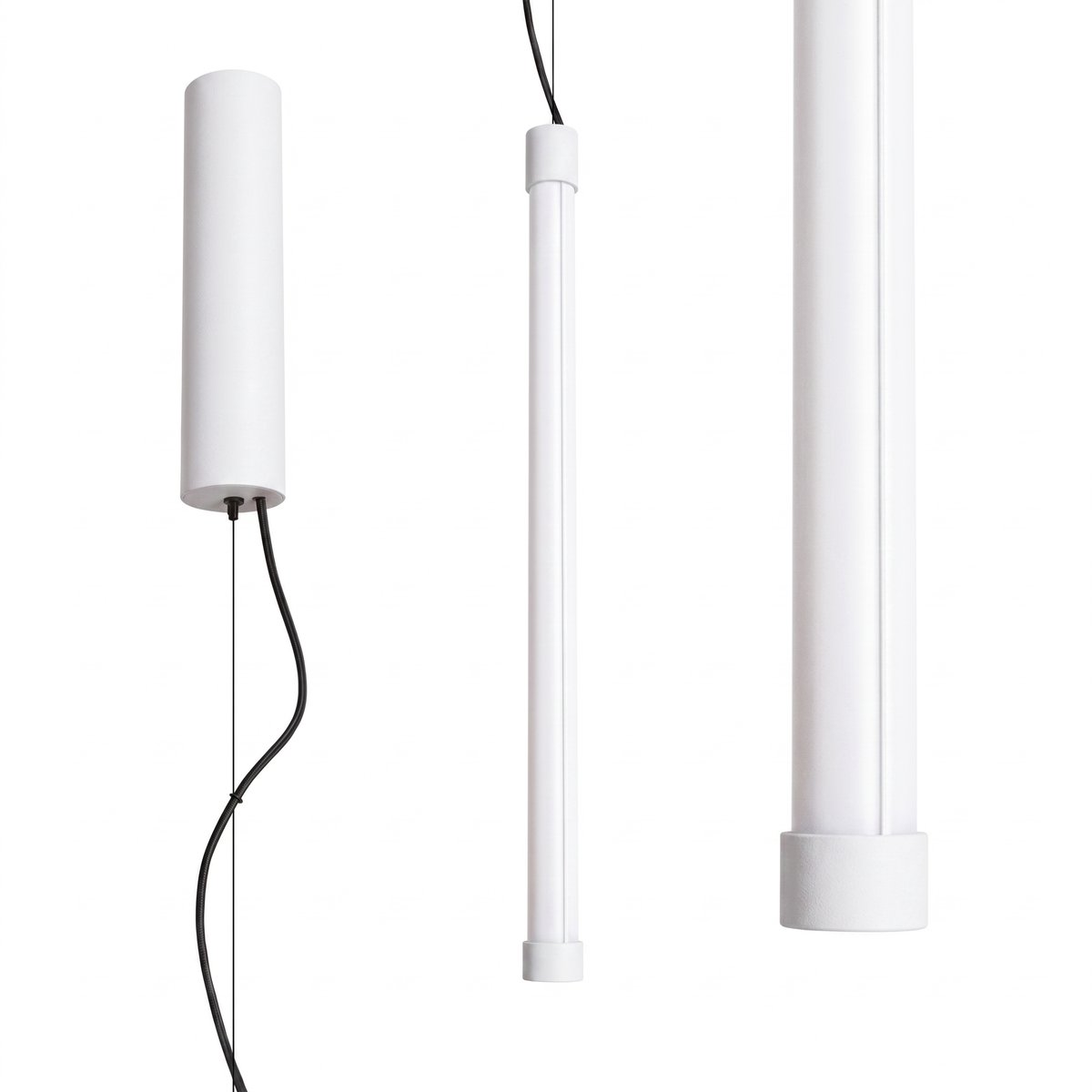 Suspension Acier Blanc LED 1 Trang blanc, EDEN