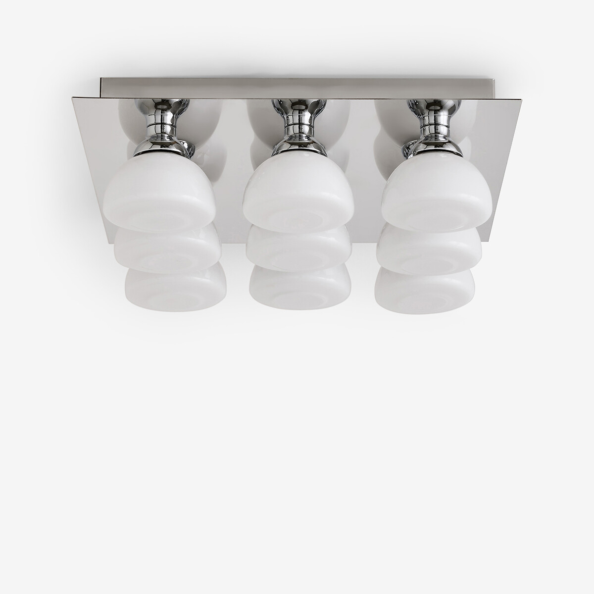 MADE.COM Monroe 9-Light Flush Ceiling Light chrome, MADE