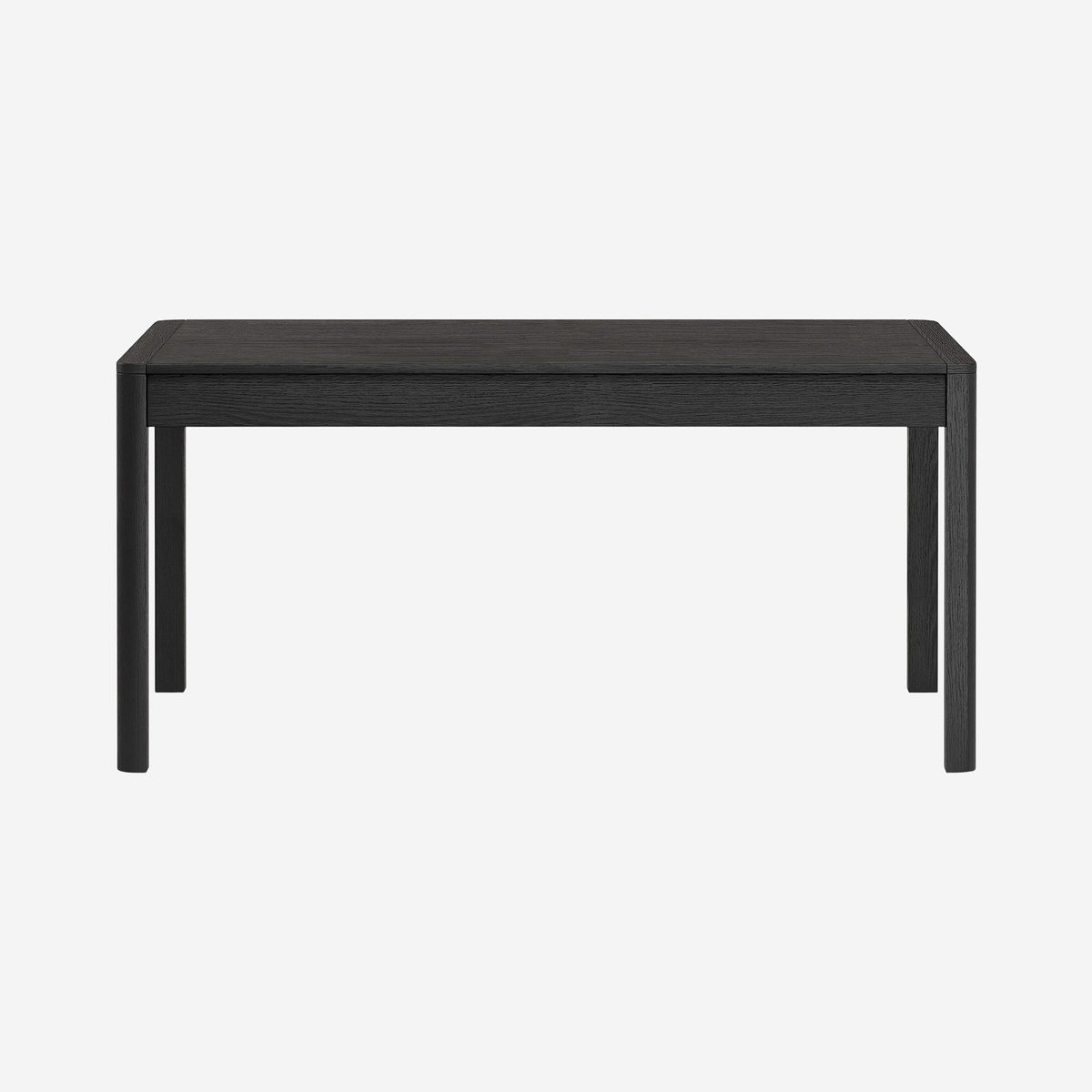 Table rectangulaire extensible en chêne MILORD noir, HABITAT