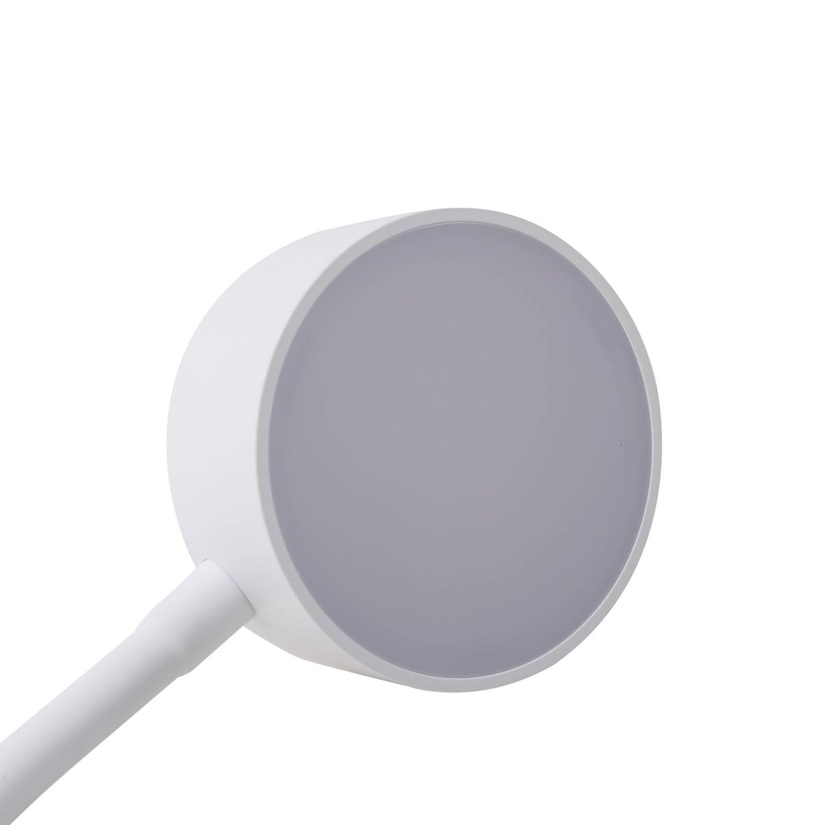 Lampe à poser en métal moderneLED, Maori blanc, LINDBY