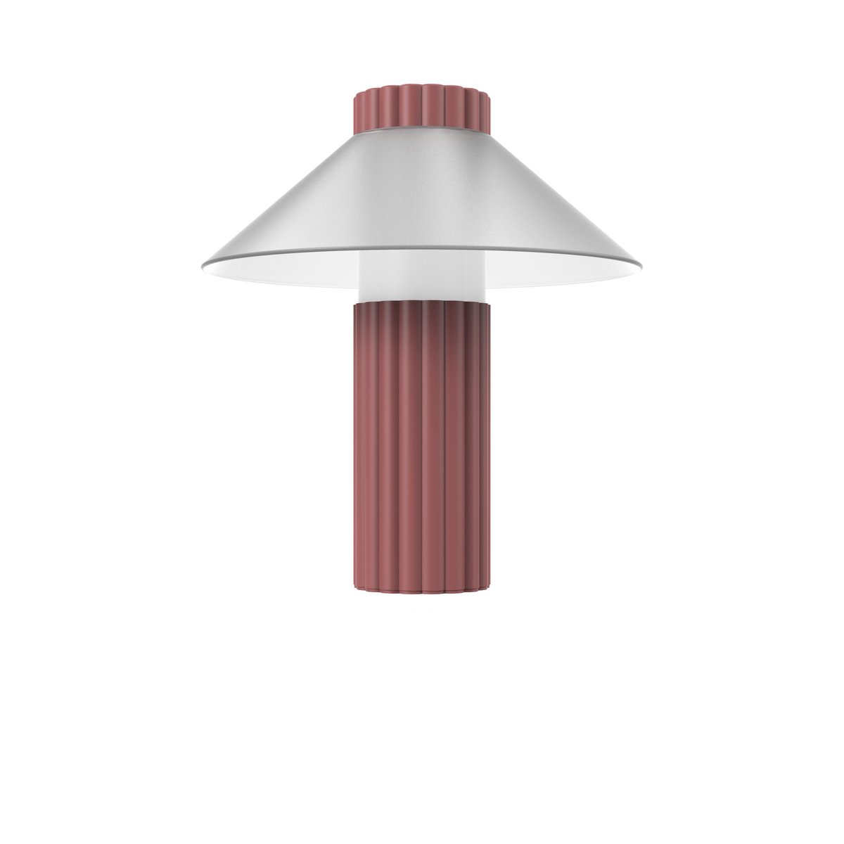 Lampe solaire 400 Lumen, DORIA rouge, INSPIRE