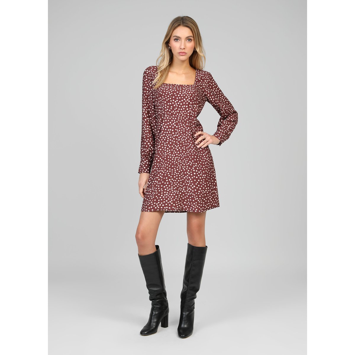 Robe Courte MAWILL jakaranda choco, AN'GE