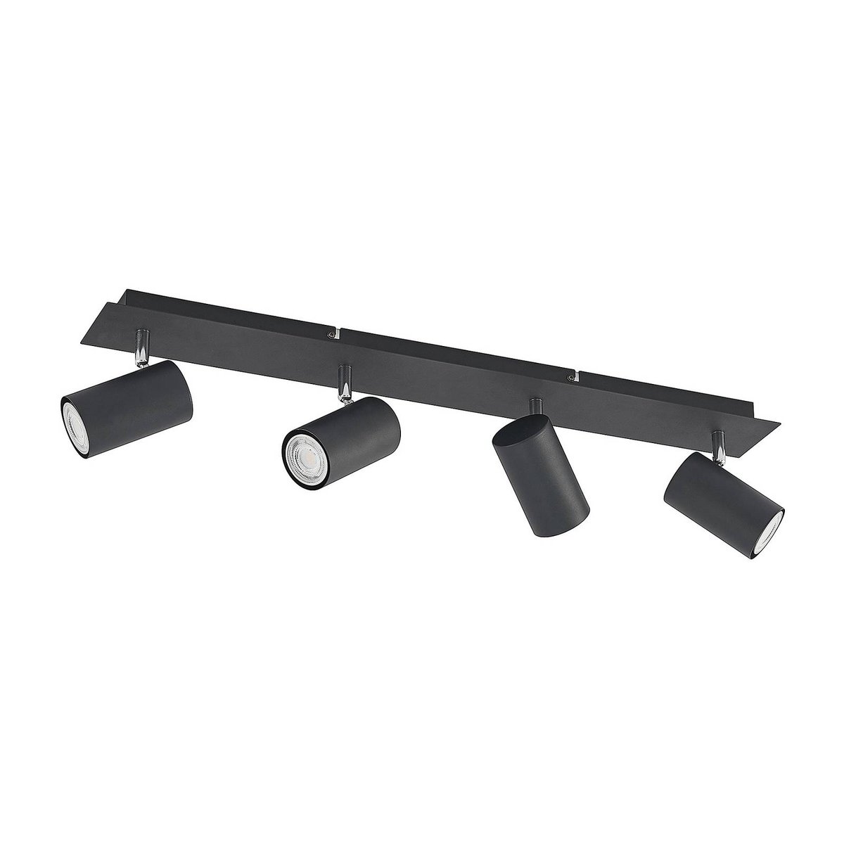Spot en métal moderne, Joffrey noir sable, LINDBY