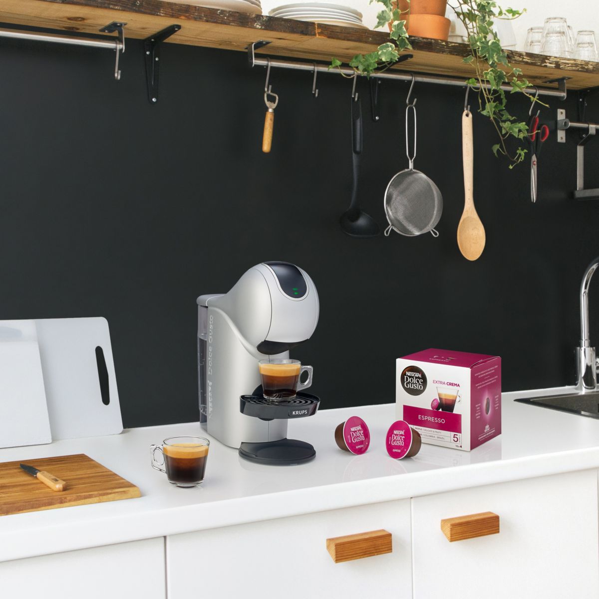 Dolce Gusto GENIO S TOUCH SILVER YY4443FD gris, KRUPS