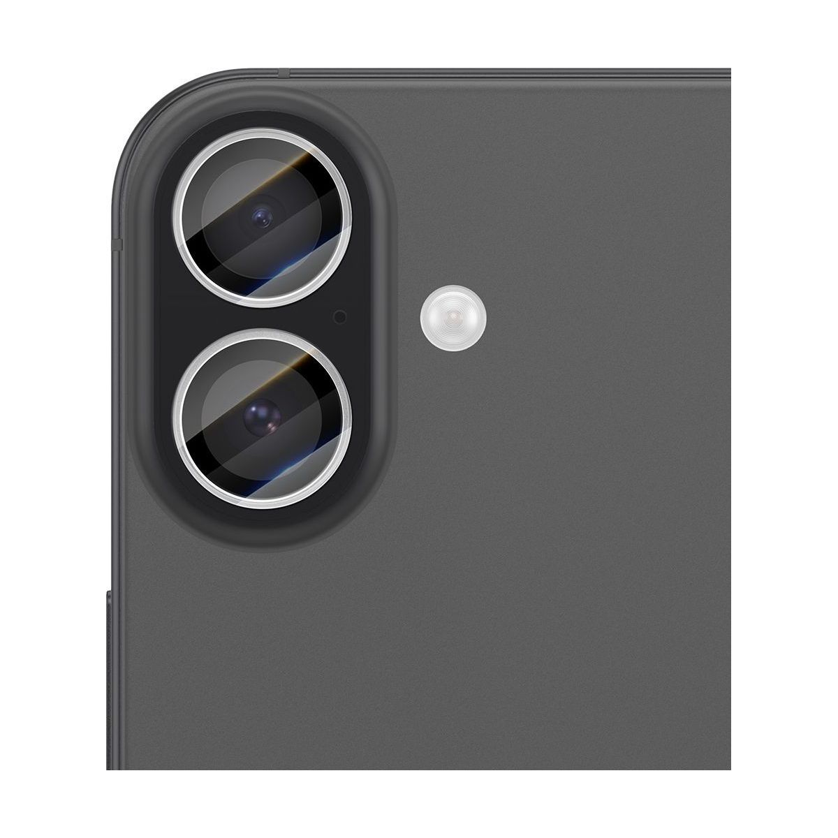 Protège objectif iPhone 17/1616 Plus objectif x2 couleur unique, FORCE GLASS