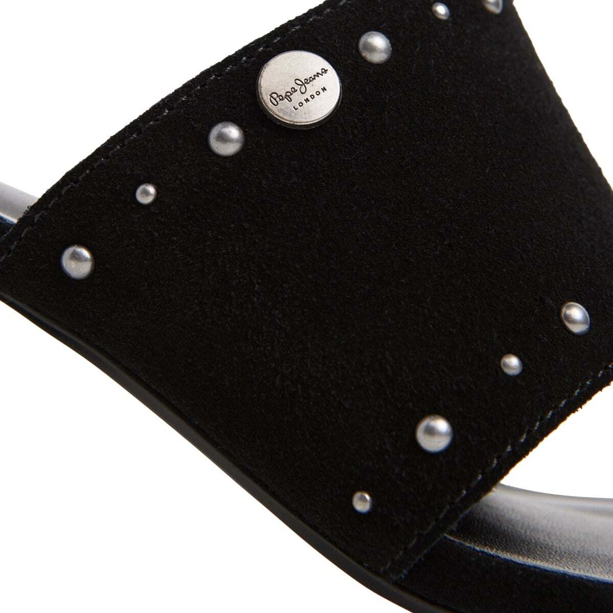 Mules En Daim noir, PEPE JEANS
