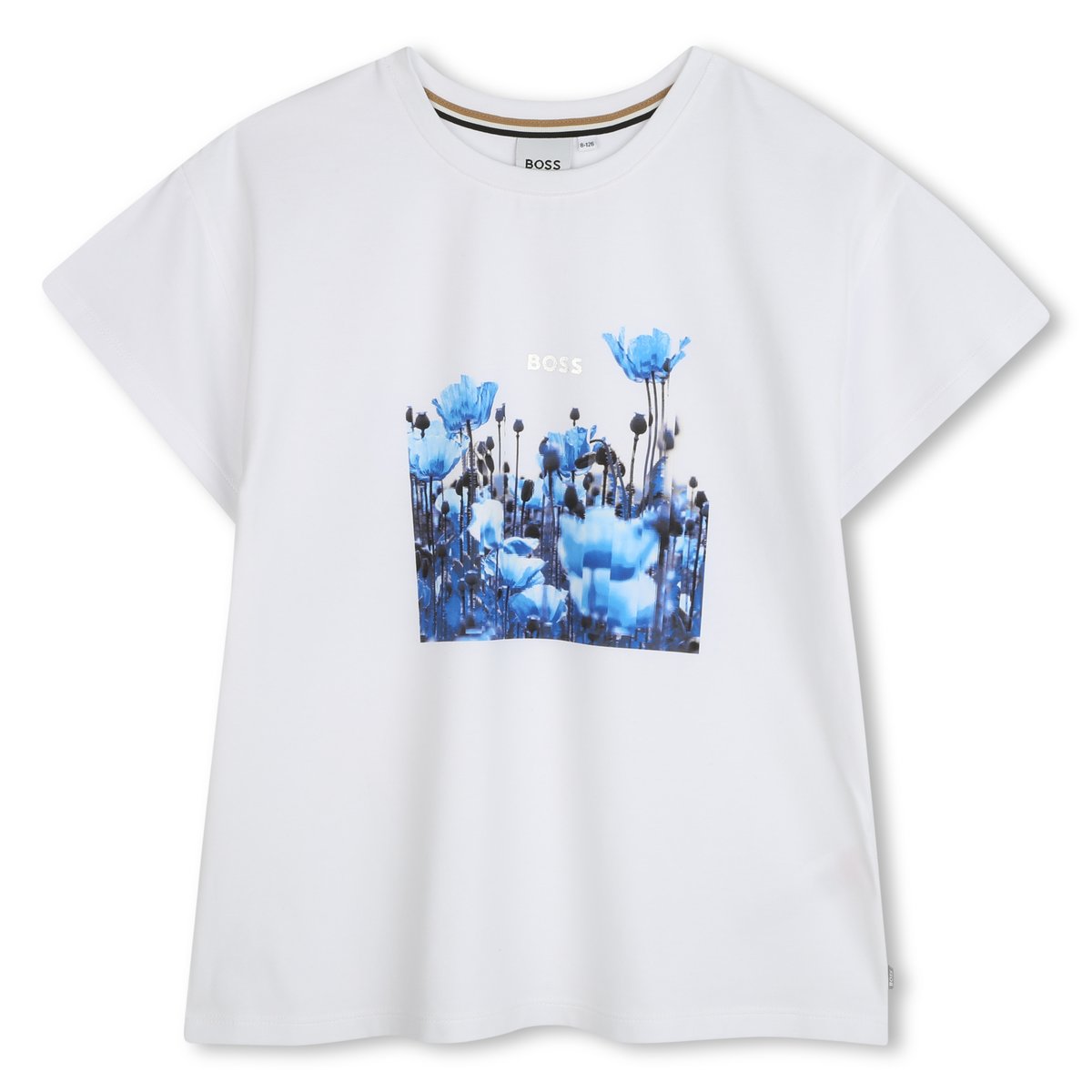 T-shirt à manches courtes blanc, BOSS KIDSWEAR