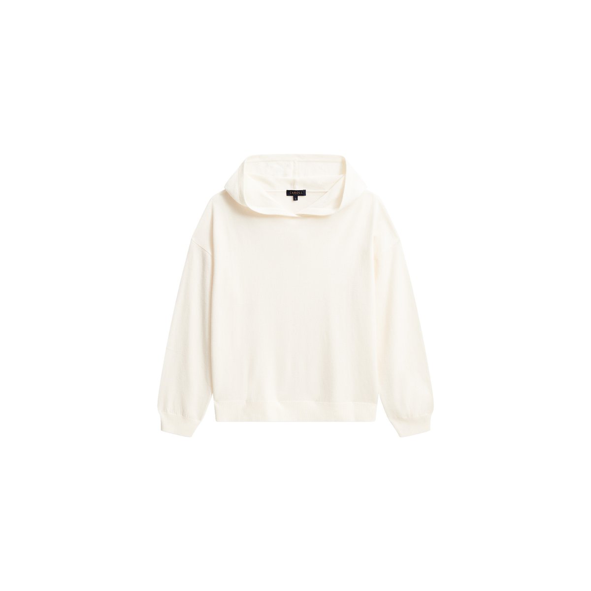 Pull ample à capuche cachemire MDUSTIN ecru, CAROLL