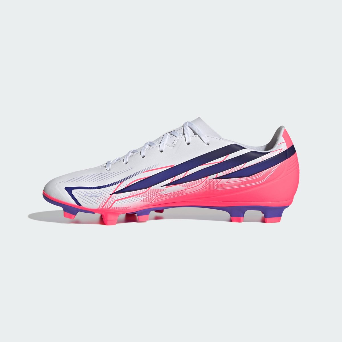 Chaussure De Football F50 Hyperfast Club Terrain Souple / Multi-Surfaces Chaussure De Football F50 Hyperfast Club Terrain Souple / Multi-Surfaces cloud white / solar purple / solar turbo, adidas Performance