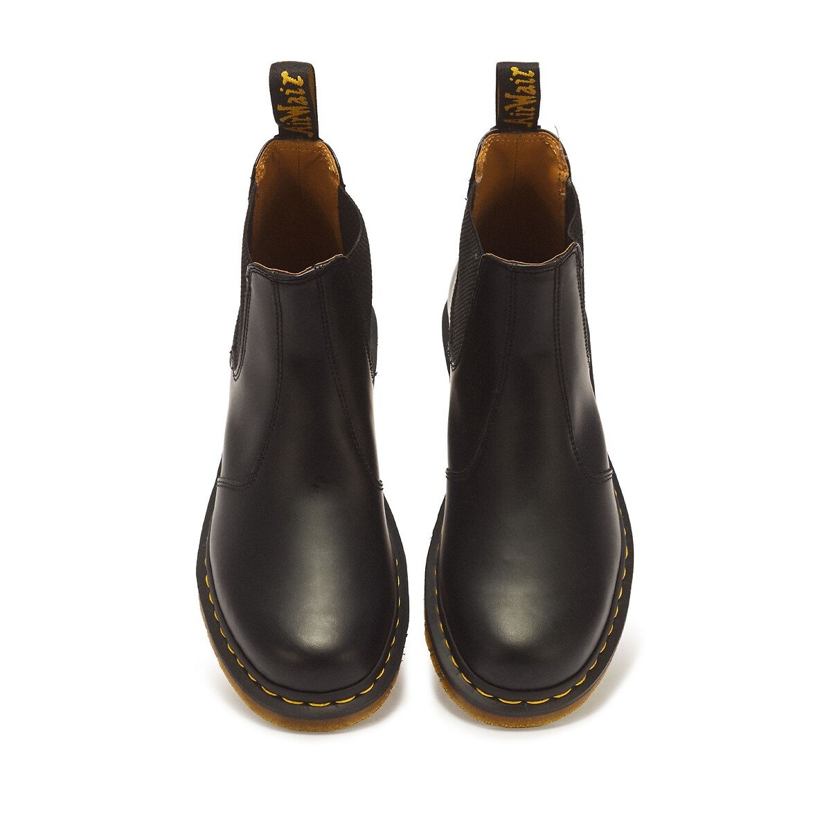 Boots chelsea en cuir 2976 YS Smooth noir, DR. MARTENS
