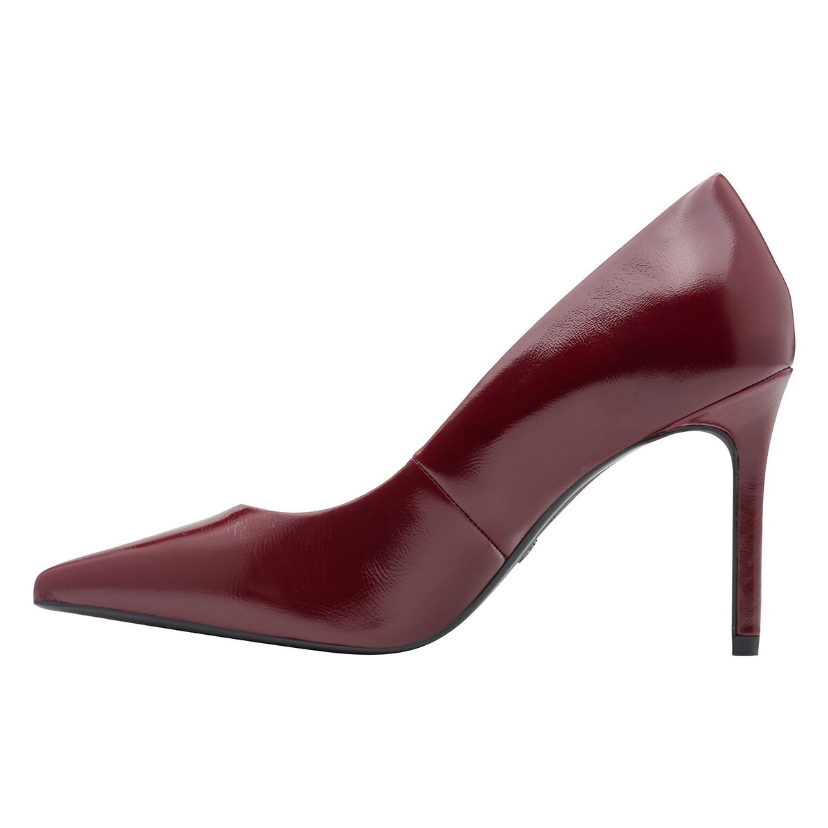 Escarpins pointus en cuir merlot, TAMARIS