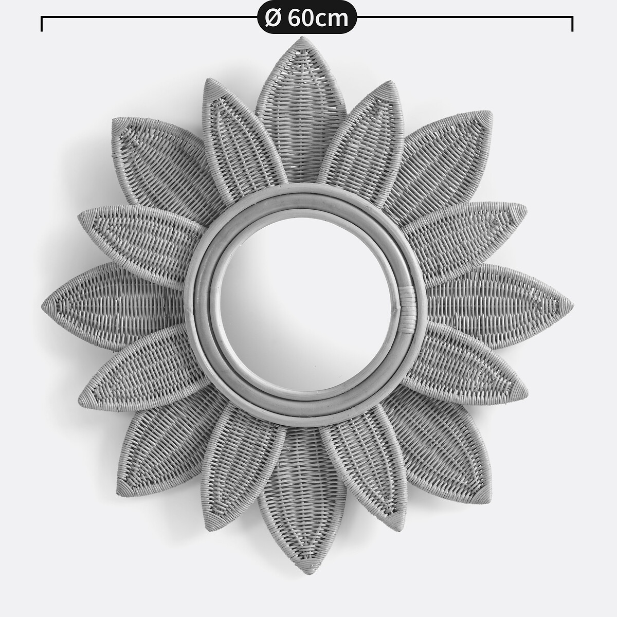 Miroir en rotin Ø60 cm, Nogu naturel, LA REDOUTE INTERIEURS