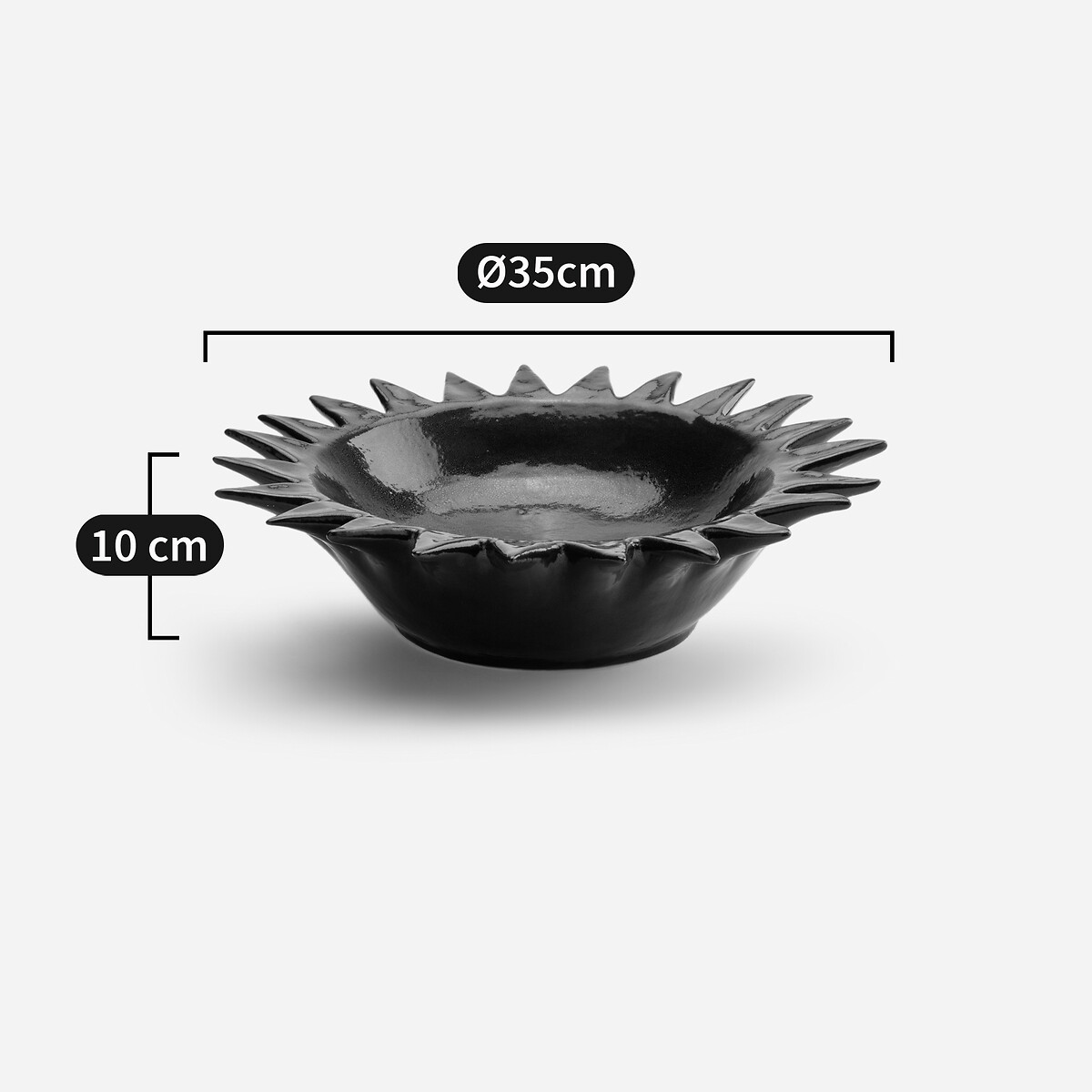 Ceramic Dish,Solea chocolate, AM.PM