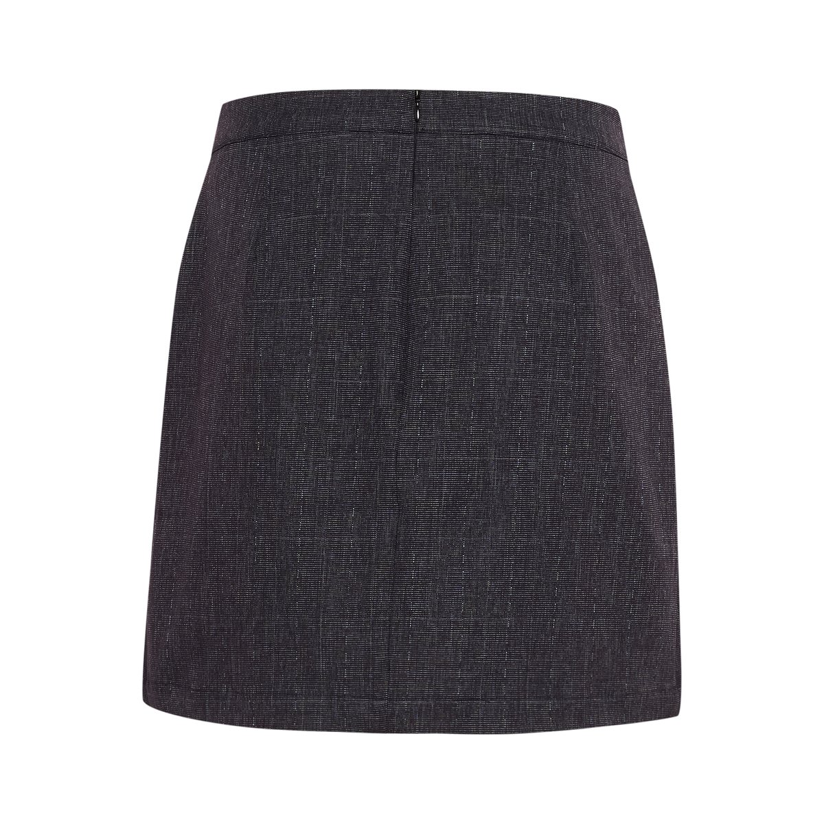 Skirt gris dark grey check, KAFFE