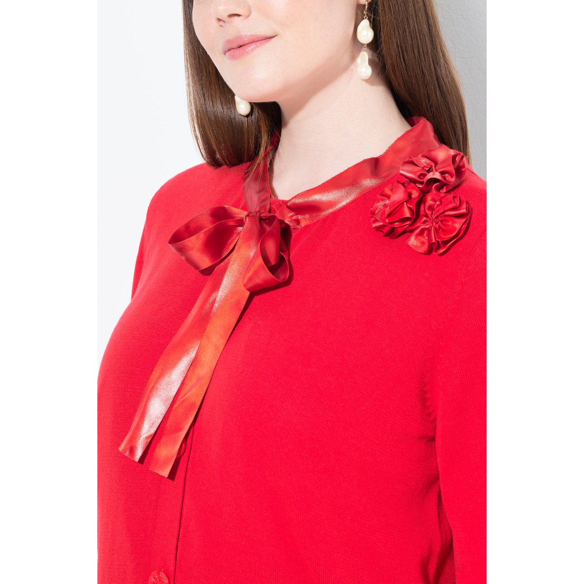 Cardigan col rond et manches longues salsa, ULLA POPKEN