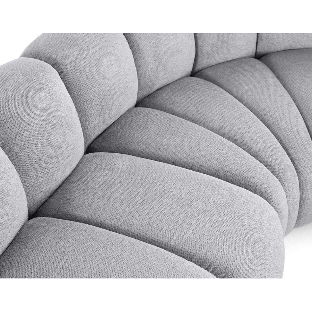 Canapé d'Angle réversible 4 places - DEBBIE gris, BEST MOBILIER