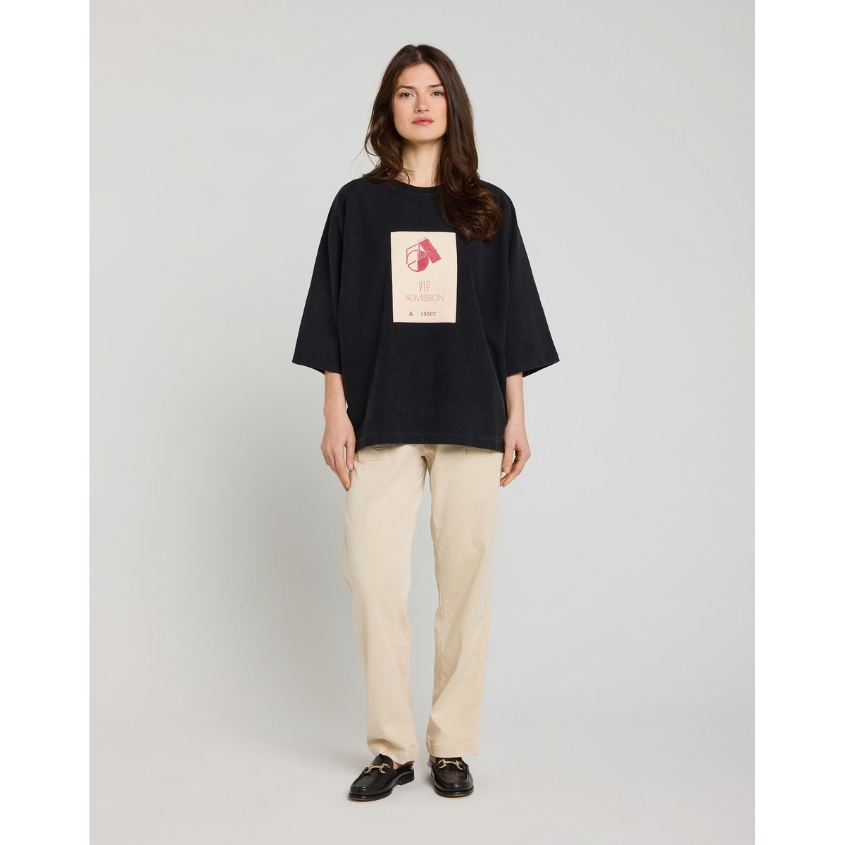 TSHIRT BILLIE54 noir mat, PULLIN