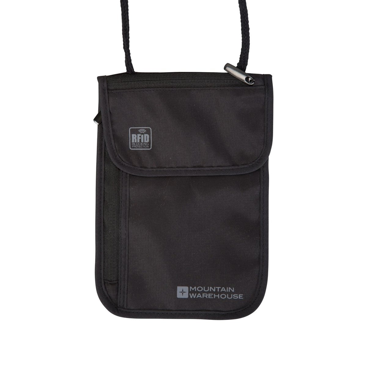 Pochette tour de cou avec protection RFID noir, MOUNTAIN WAREHOUSE