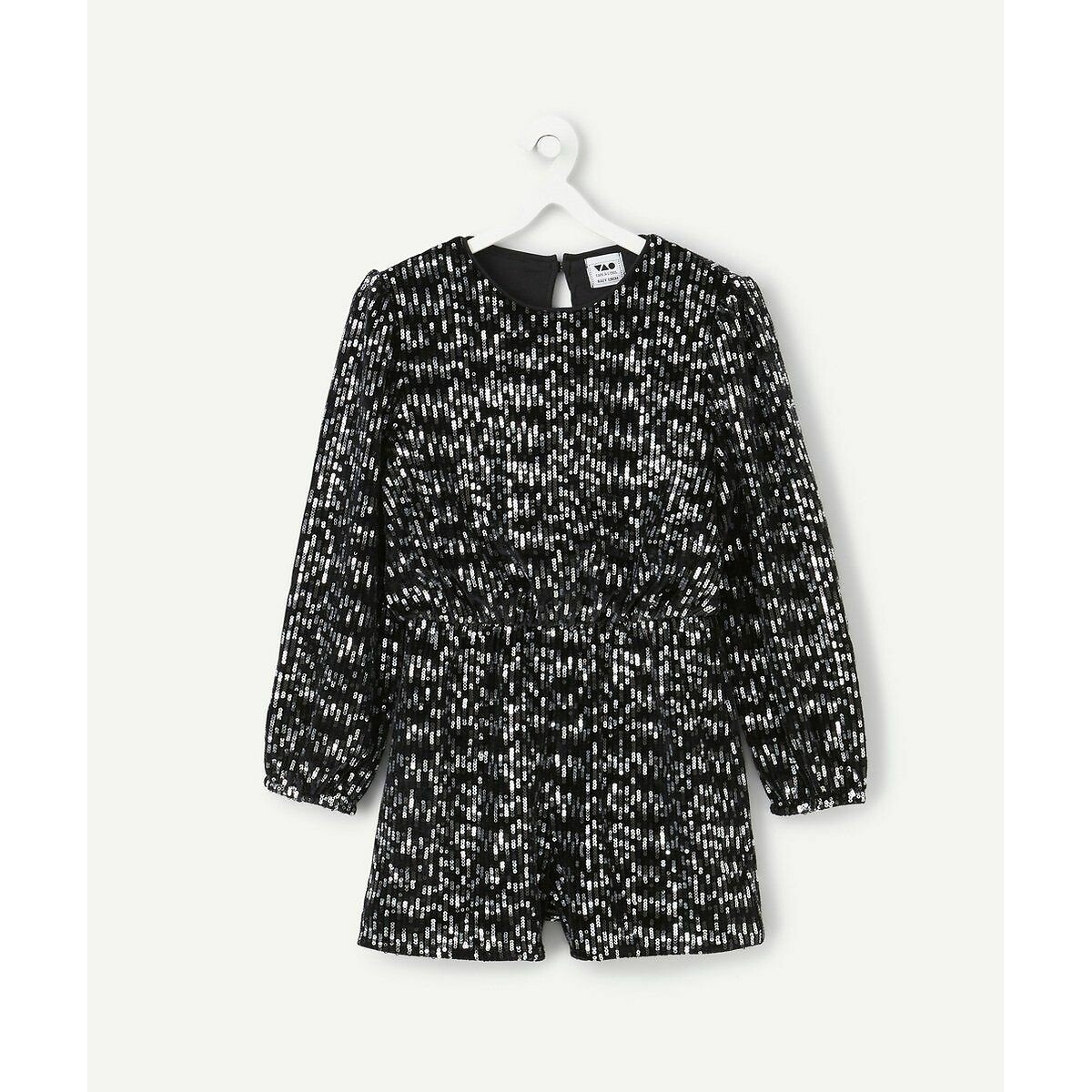 Sequin Playsuit black, TAPE A L'OEIL