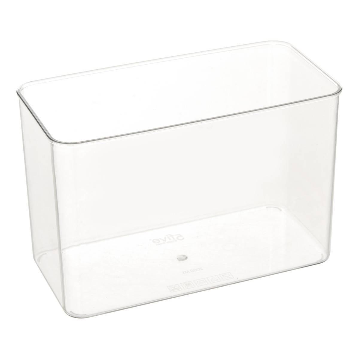 Boîte de conservation rectangulaire avec couvercle en bambou ESKE transparent, 5FIVE SIMPLY SMART