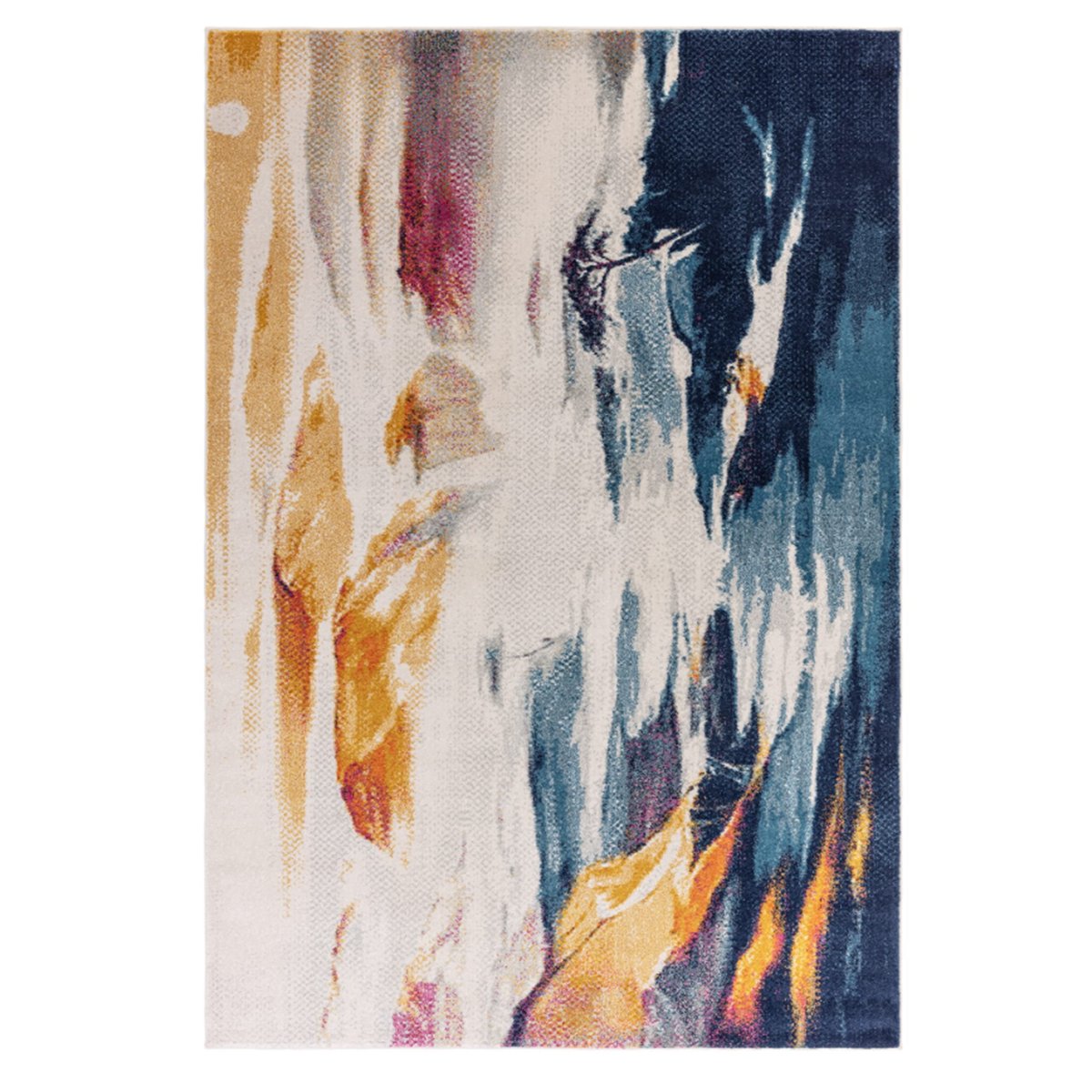 Tapis tissé plat moderne RAMA multicolore, NOVATREND