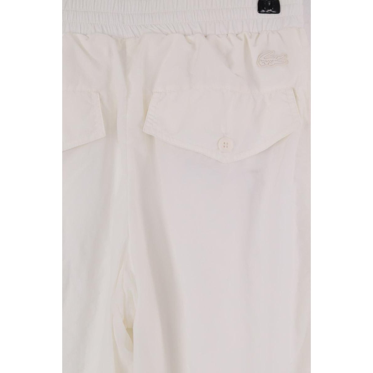 Pantalon - Très Bon État blanc, LACOSTE