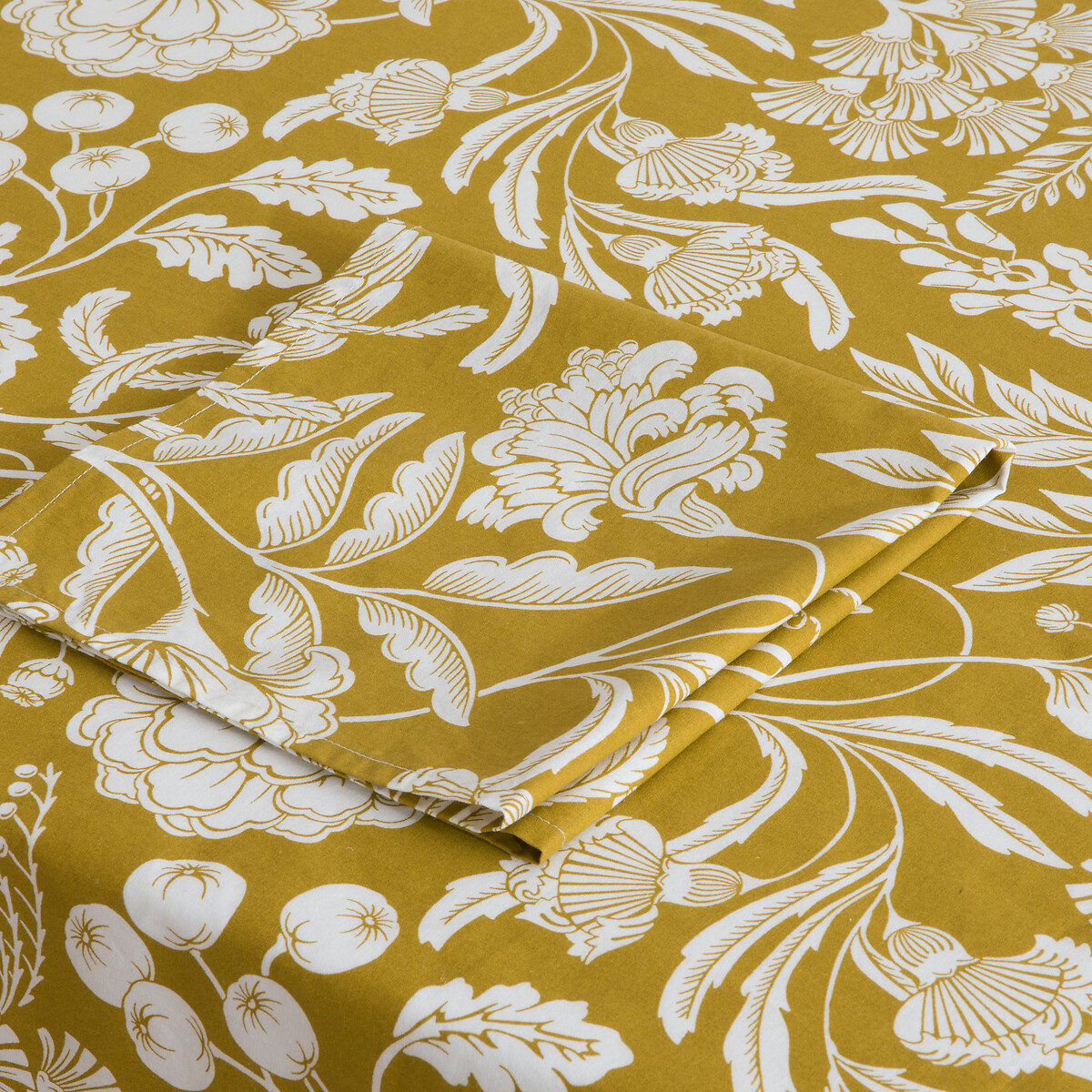 Lot de 4 serviettes de table en coton lavé, imprimé fleurs, LINDA imprimé, LA REDOUTE INTERIEURS