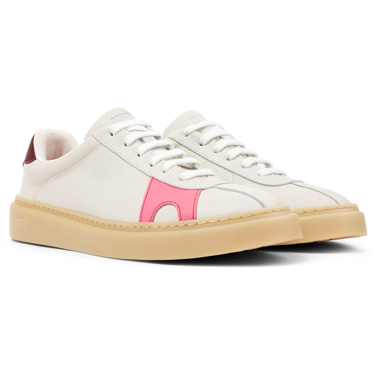 Baskets Runner Twentyfive Twins Smooth Leather blanc naturel 1, CAMPER