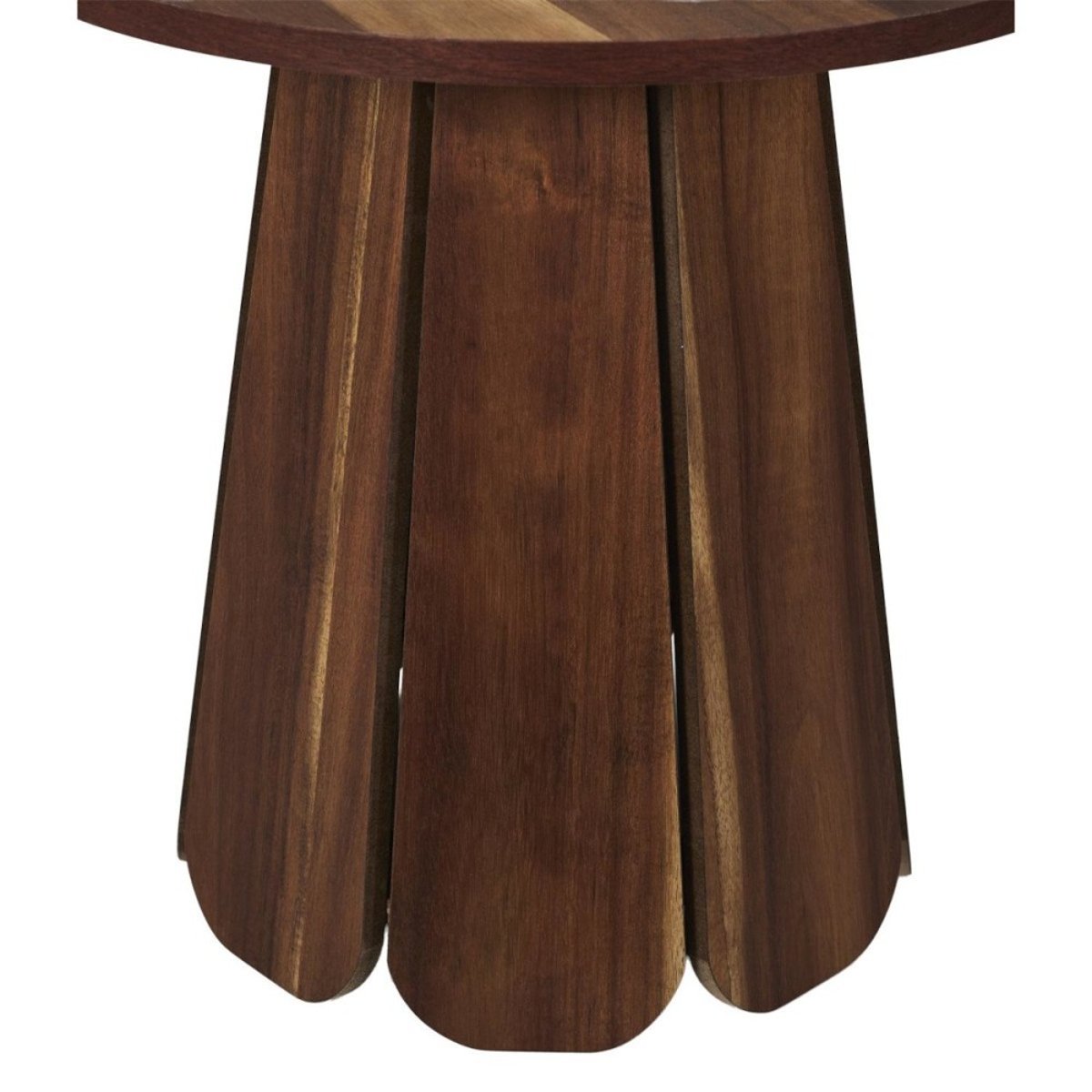 Table d'appoint diamètre 45 marron, DECORATIE