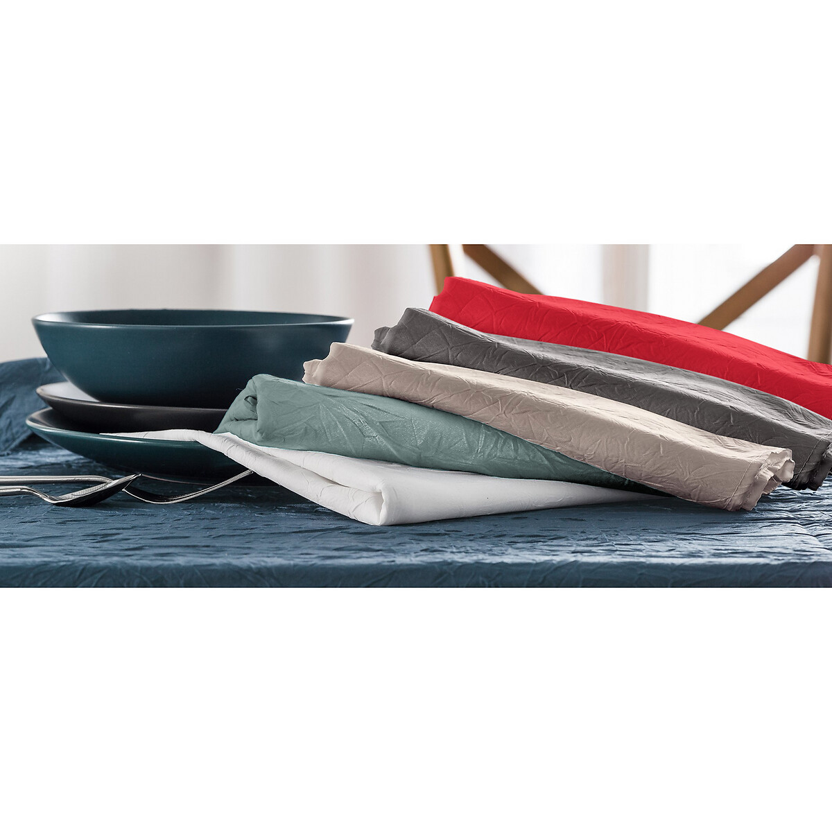 Set of 3 Ceryas Napkins red, SO'HOME