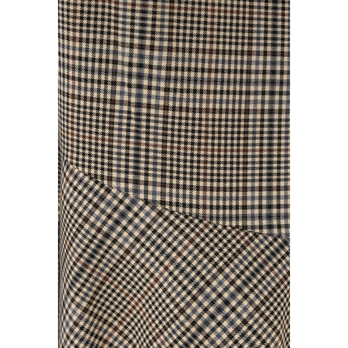 Jupe - tissage léger noir black check, CULTURE