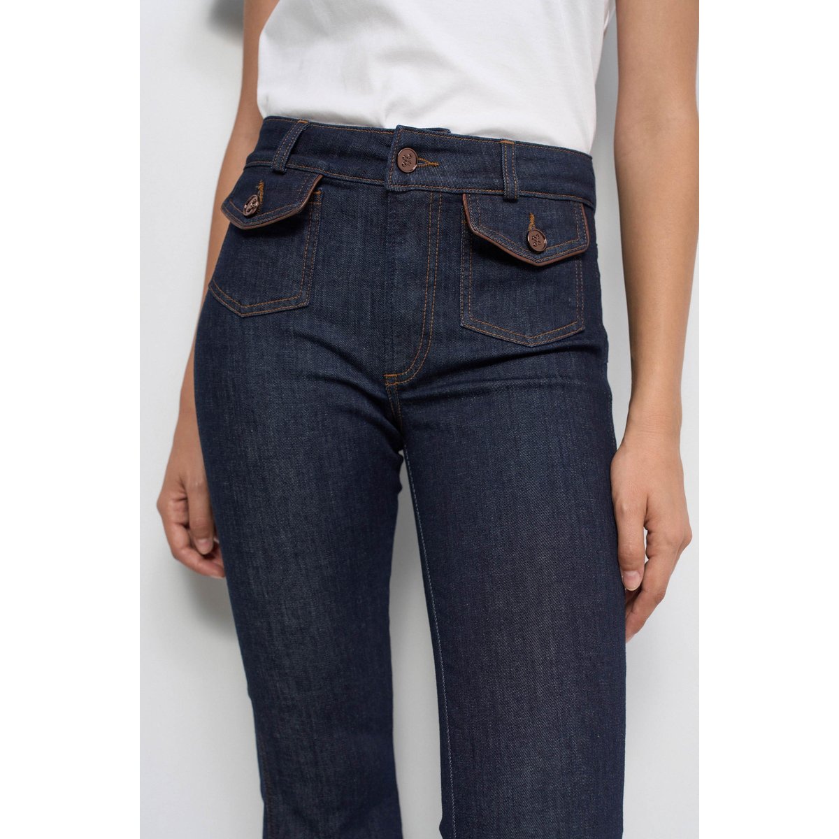 JEAN DESTINY PUSH UP BOOTCUT bleu foncé, SALSA JEANS