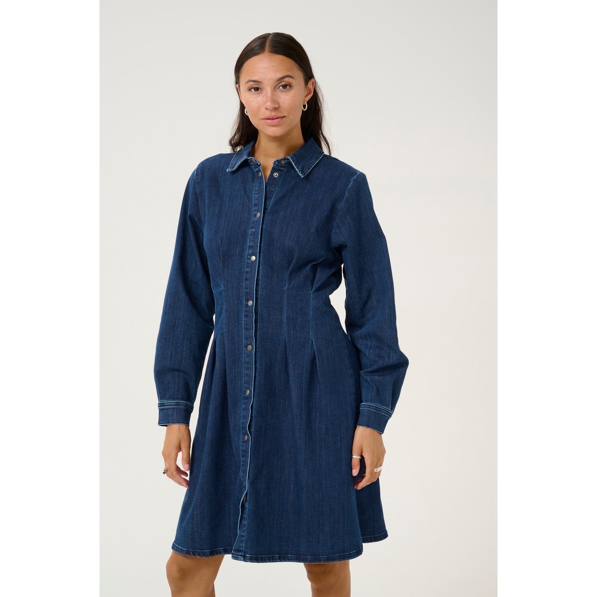Dress bleu dark blue denim, KAFFE