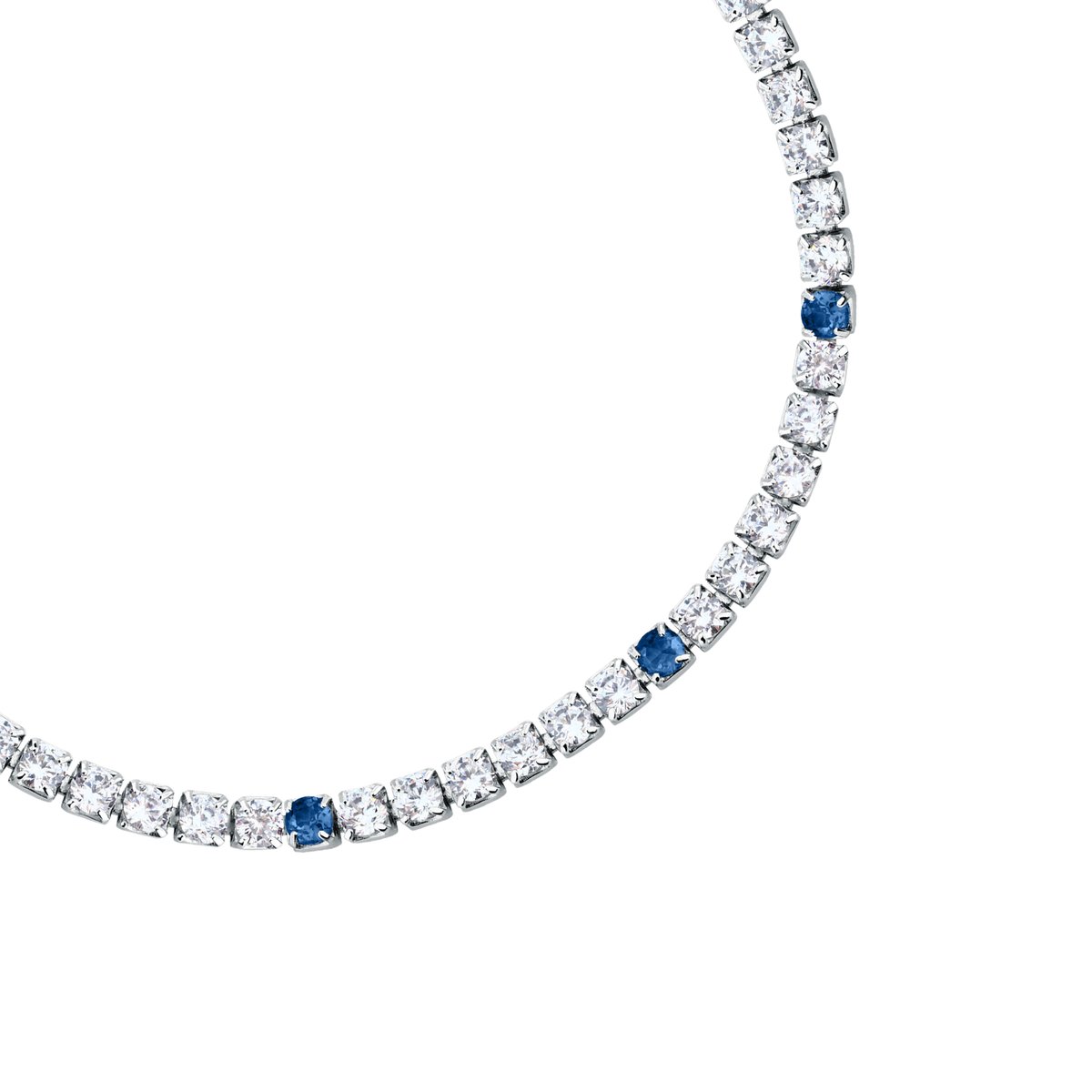 Bracelet SILVER argent, bleu, LA PETITE STORY