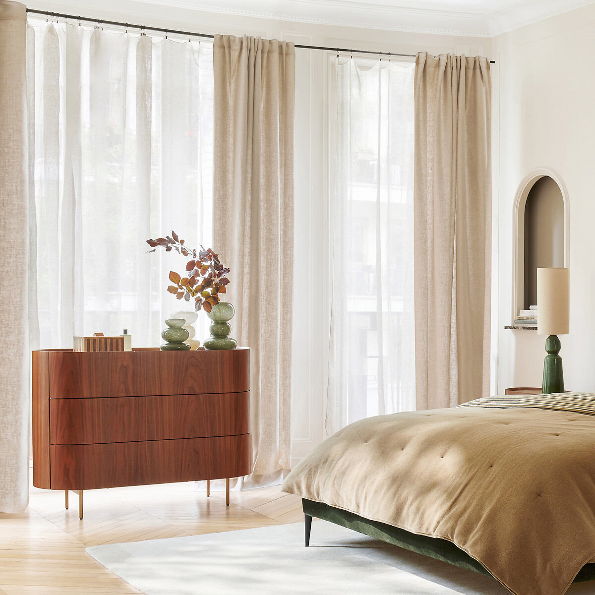 Noctuelle Linen Voile Curtain natural, AM.PM