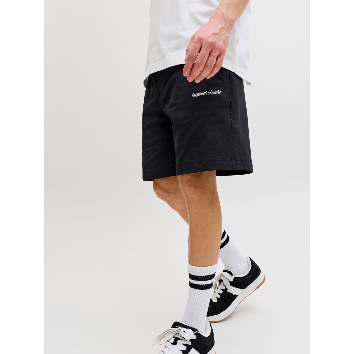 Short En Molleton black 1, JACK & JONES