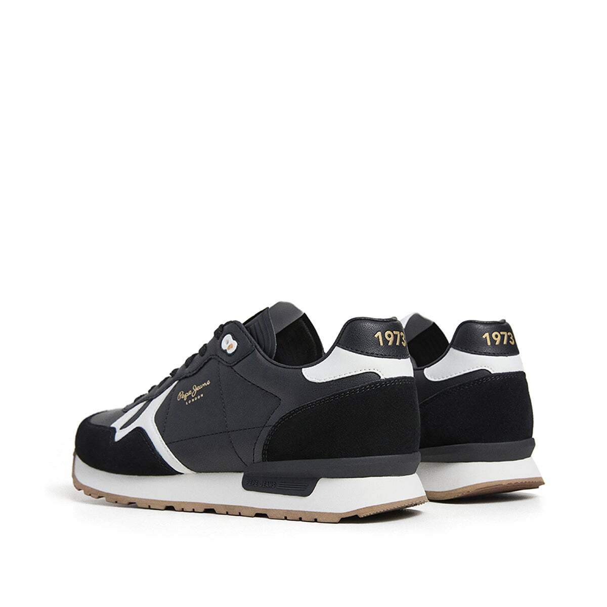 Baskets Micro-Perforées -  Brit noir, PEPE JEANS