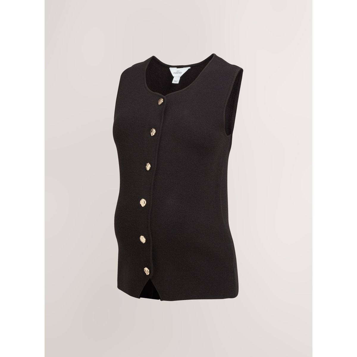 Débardeur en maille à boutons maternité noir, NEXT
