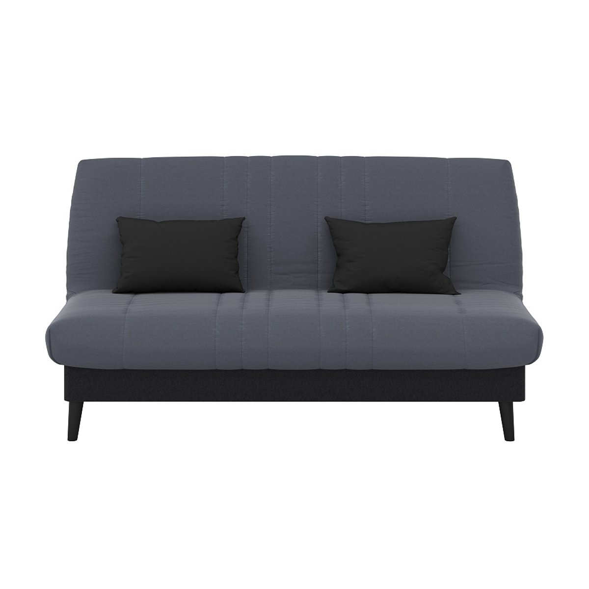 Banquette convertible Elios clic clac, couchage 130 x 190 avec rangement intégré + 2 coussins OFFERTS, Pearl Gris pearl gris, RELAXIMA