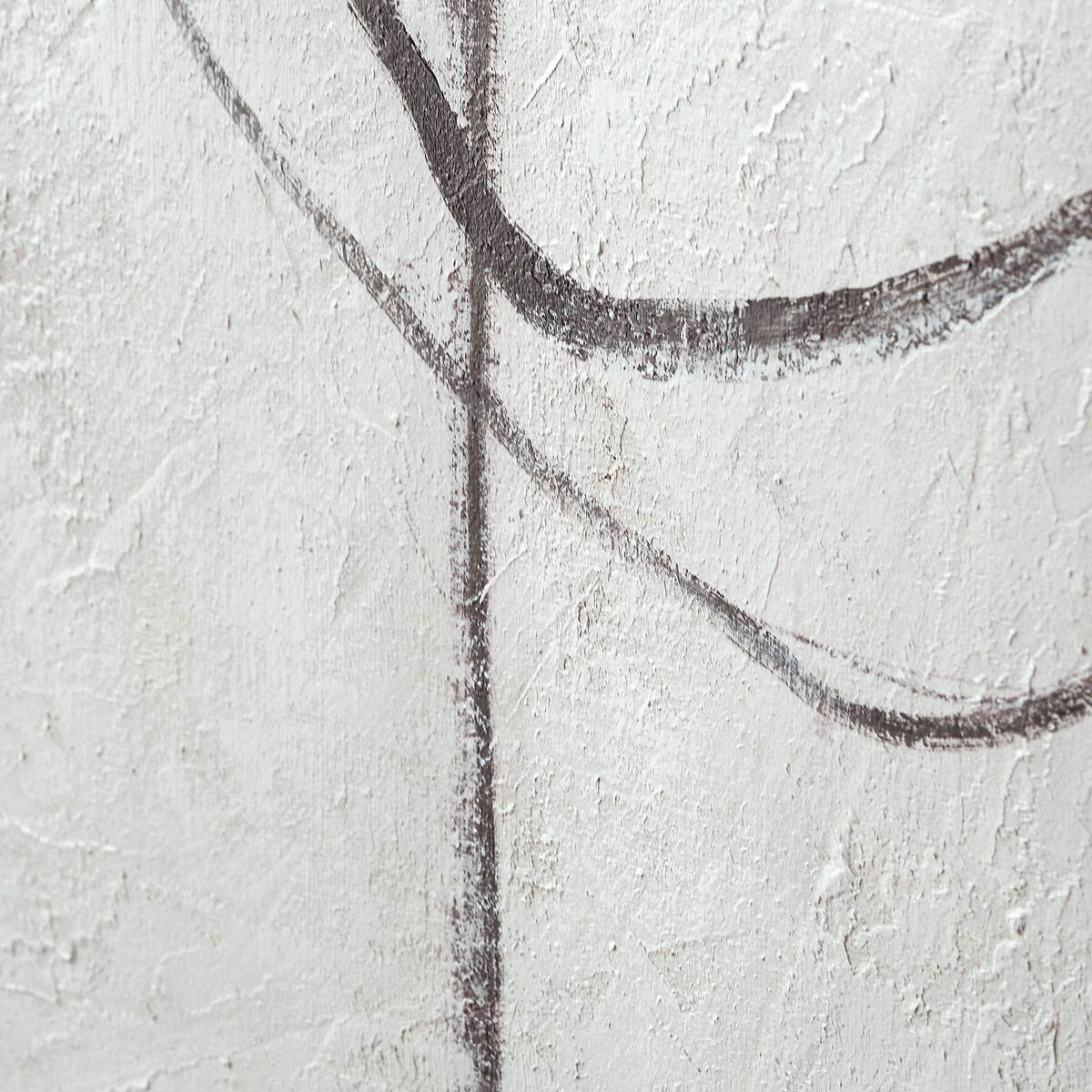 140x100cm Monochrome Abstract Canvas with Black Frame black/white, SO'HOME