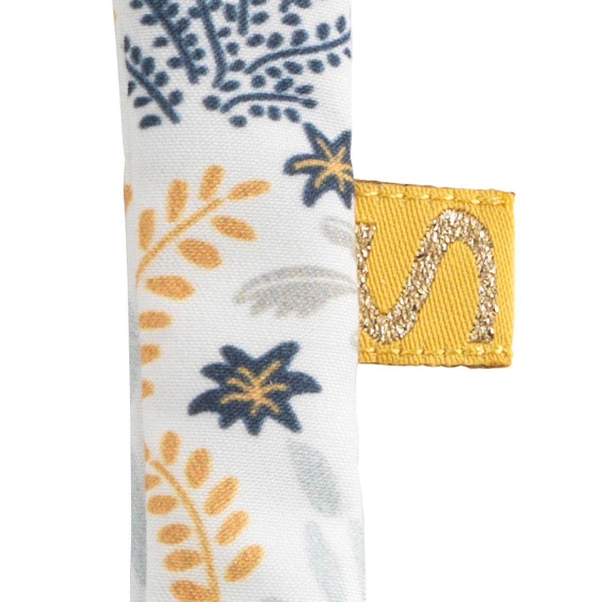 Attache-sucette PROMENONS-NOUS bleu, gris, jaune, SAUTHON