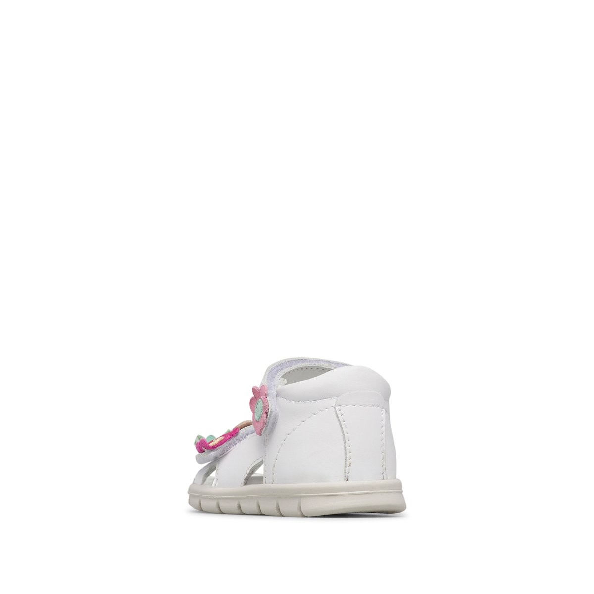 Sandales en cuir SLAMMY blanc-, FALCOTTO